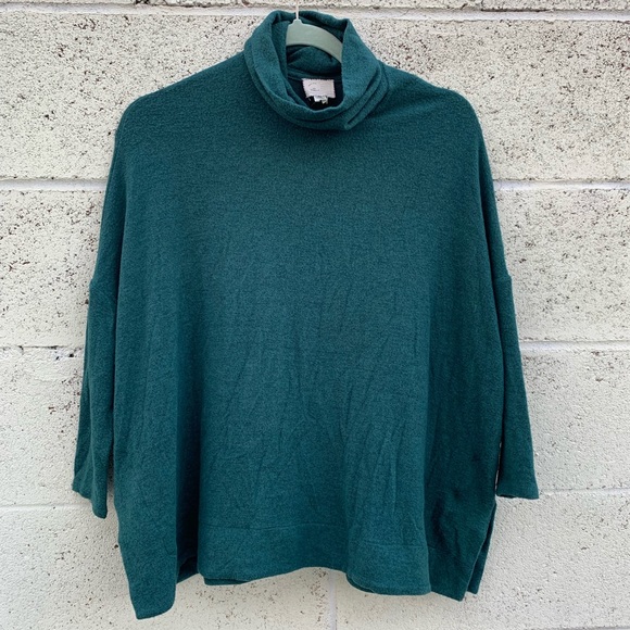 ANTHROPOLOGIE POSTMARK Mila turtleneck sleeves - Picture 2 of 5